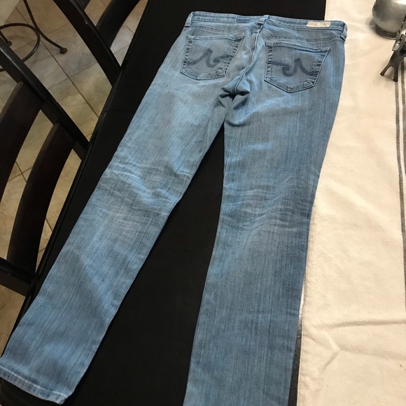 AG Adriano Goldschmied jeans 26r 26 distress STEVIE ANKLE slim straight - Picture 4 of 12